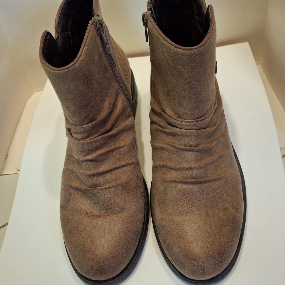 BareTraps Brown Ankle Booties